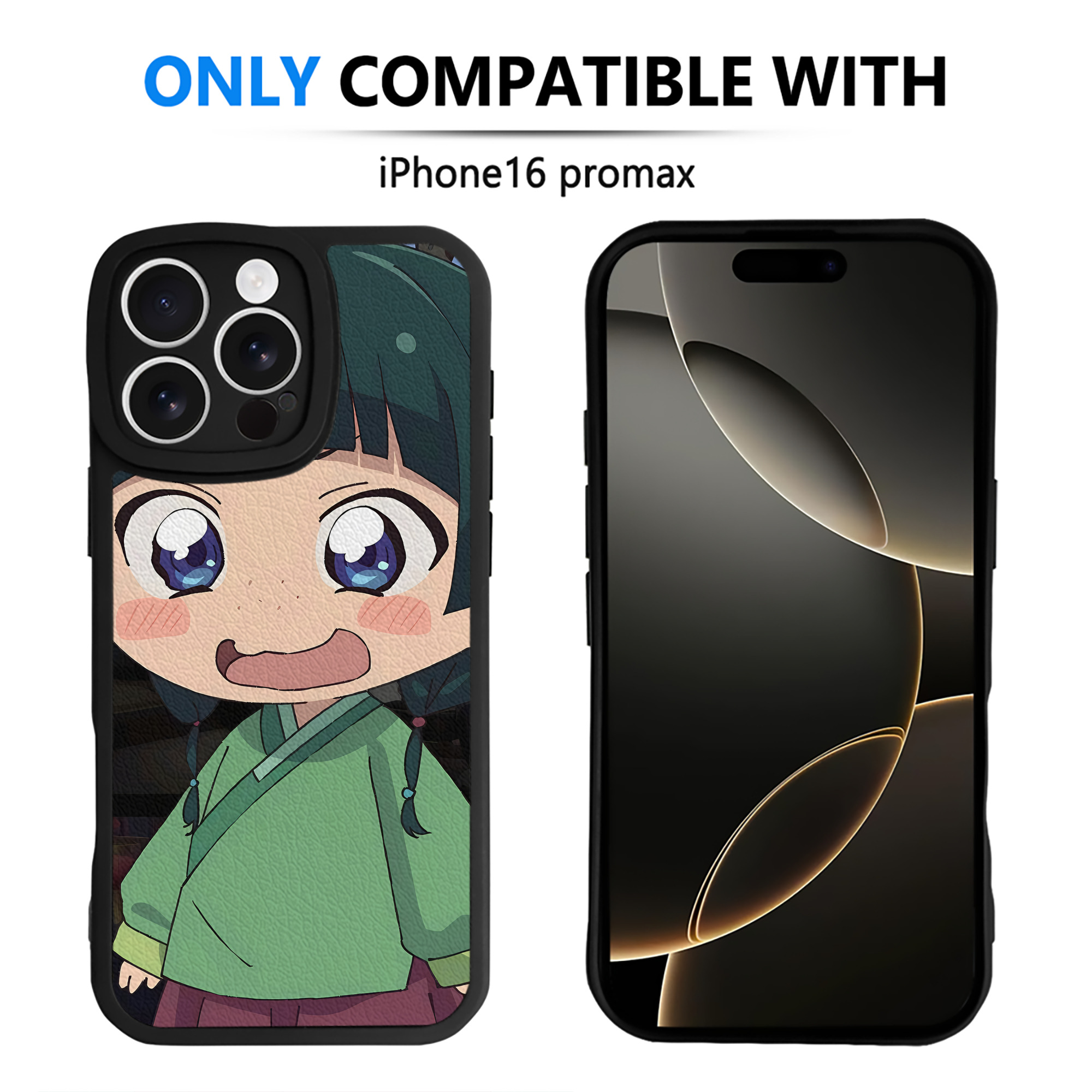 薬屋のひとりごと The Apothecary Diaries 【iPhone 16シリーズ対応】シリコンスマホケース（レザー調） 材質：シリコン